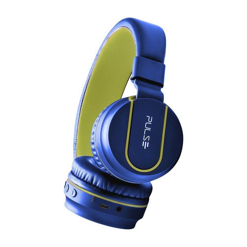 Fone De Ouvido Fun Bluetooth Azul E Verde Pulse - Ph218